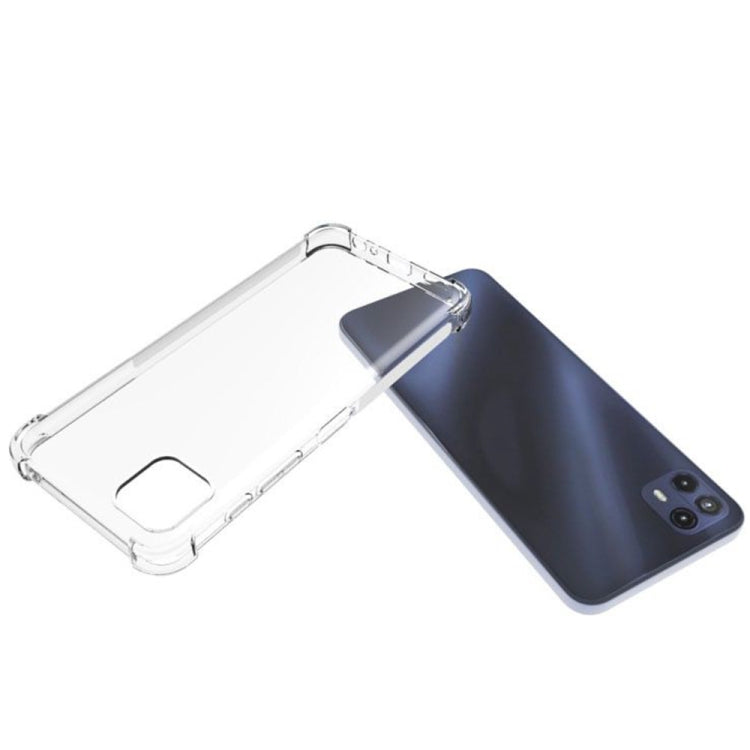 For Motorola Moto G50 5G Shockproof Non-slip Thickening TPU Phone Case(Transparent)