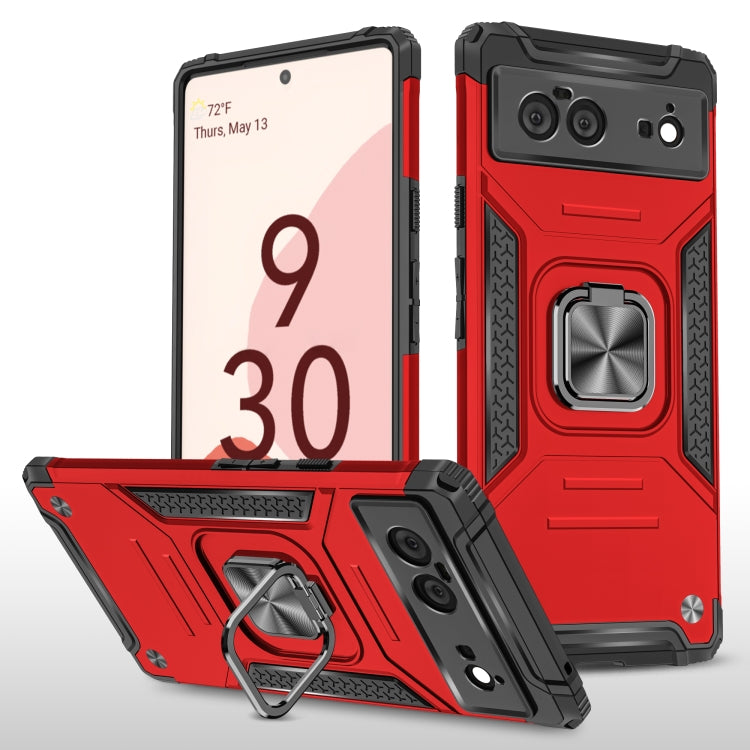 For Google Pixel 6 Magnetic Ring Holder Armor Phone Case