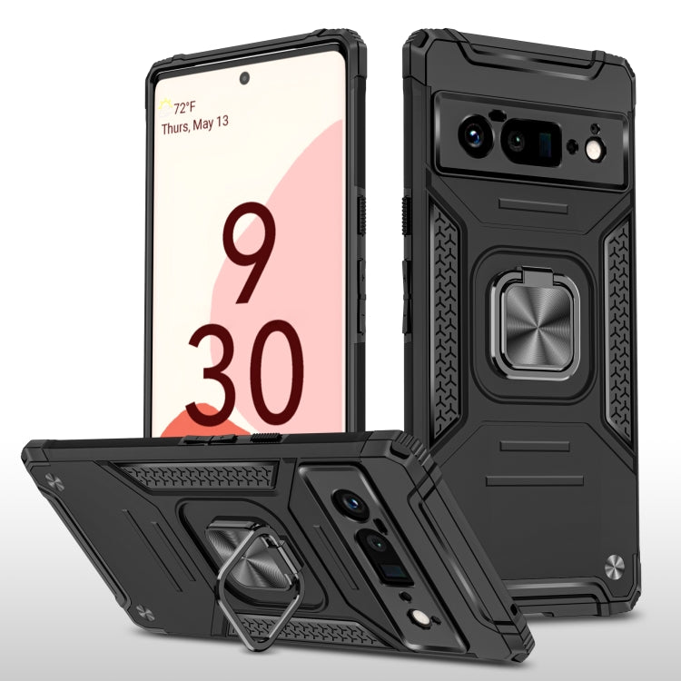 For Google Pixel 6 Pro Magnetic Ring Holder Armor Phone Case