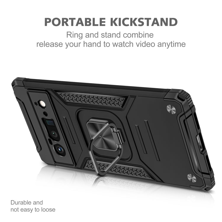 For Google Pixel 6 Pro Magnetic Ring Holder Armor Phone Case