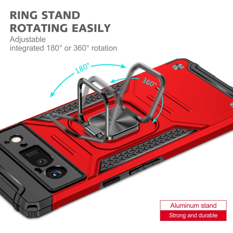 For Google Pixel 6 Pro Magnetic Ring Holder Armor Phone Case