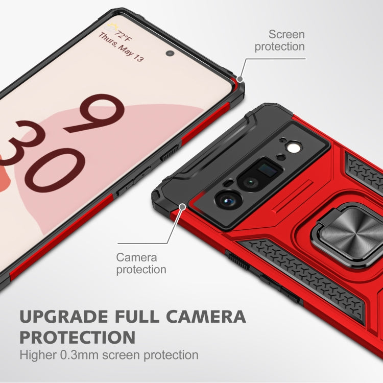 For Google Pixel 6 Pro Magnetic Ring Holder Armor Phone Case