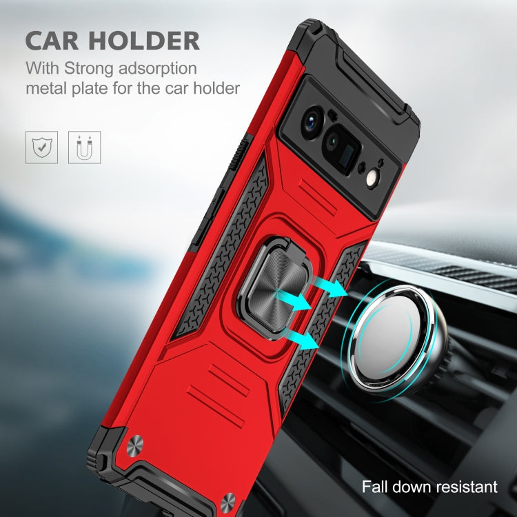 For Google Pixel 6 Pro Magnetic Ring Holder Armor Phone Case