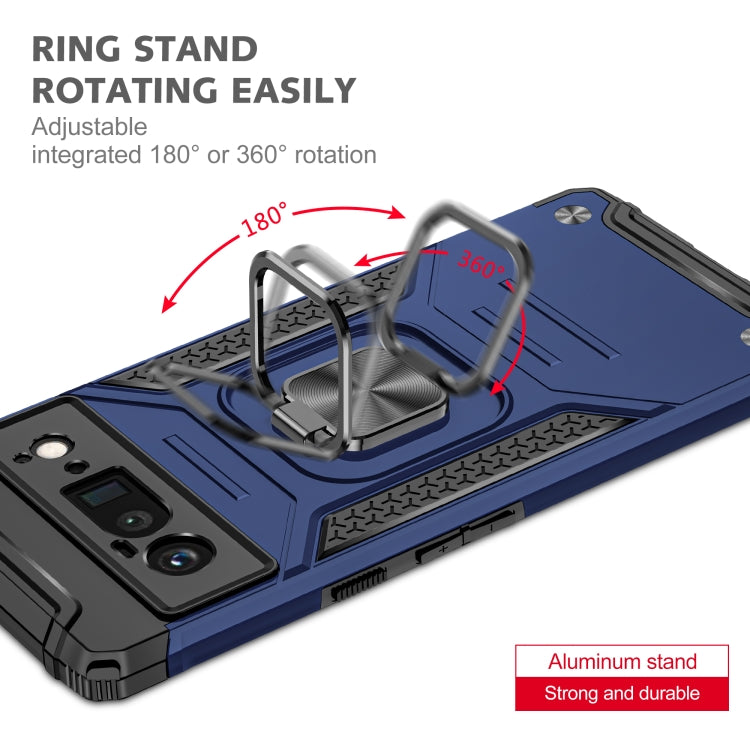 For Google Pixel 6 Pro Magnetic Ring Holder Armor Phone Case