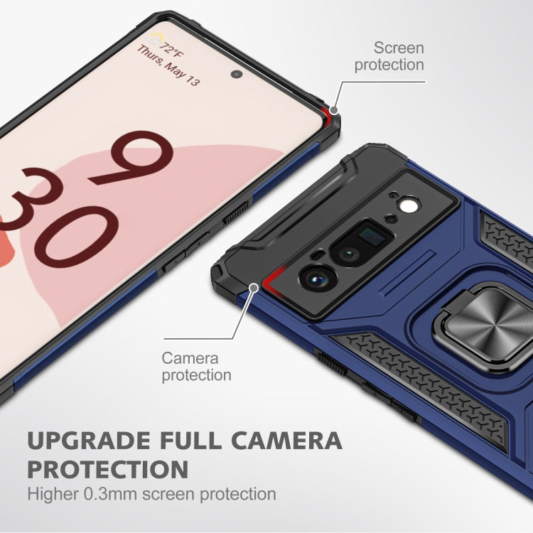For Google Pixel 6 Pro Magnetic Ring Holder Armor Phone Case