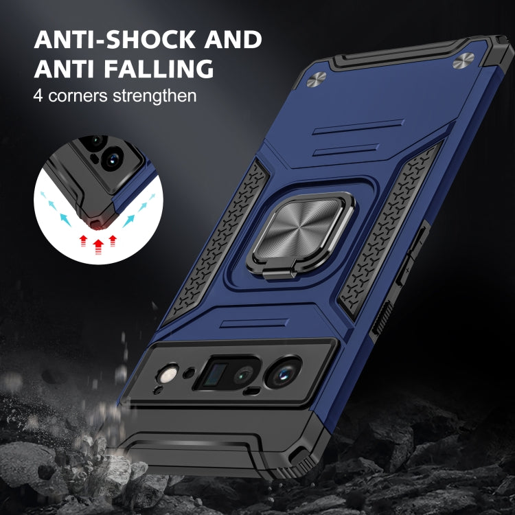 For Google Pixel 6 Pro Magnetic Ring Holder Armor Phone Case