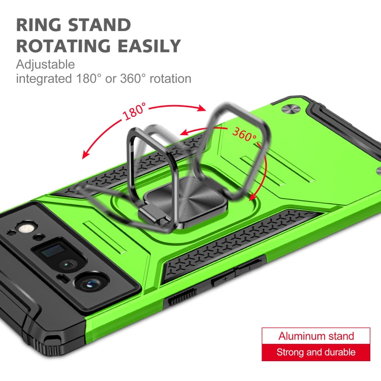 For Google Pixel 6 Pro Magnetic Ring Holder Armor Phone Case