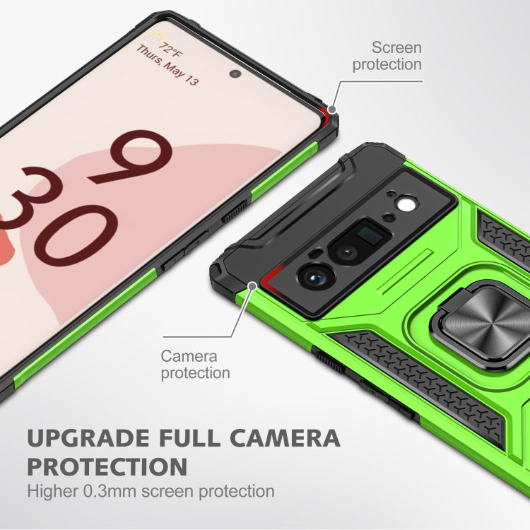 For Google Pixel 6 Pro Magnetic Ring Holder Armor Phone Case