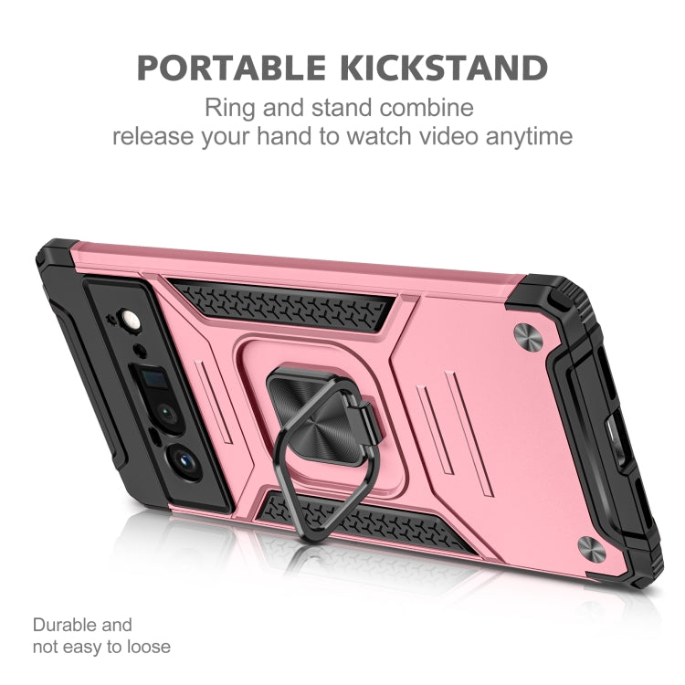 For Google Pixel 6 Pro Magnetic Ring Holder Armor Phone Case