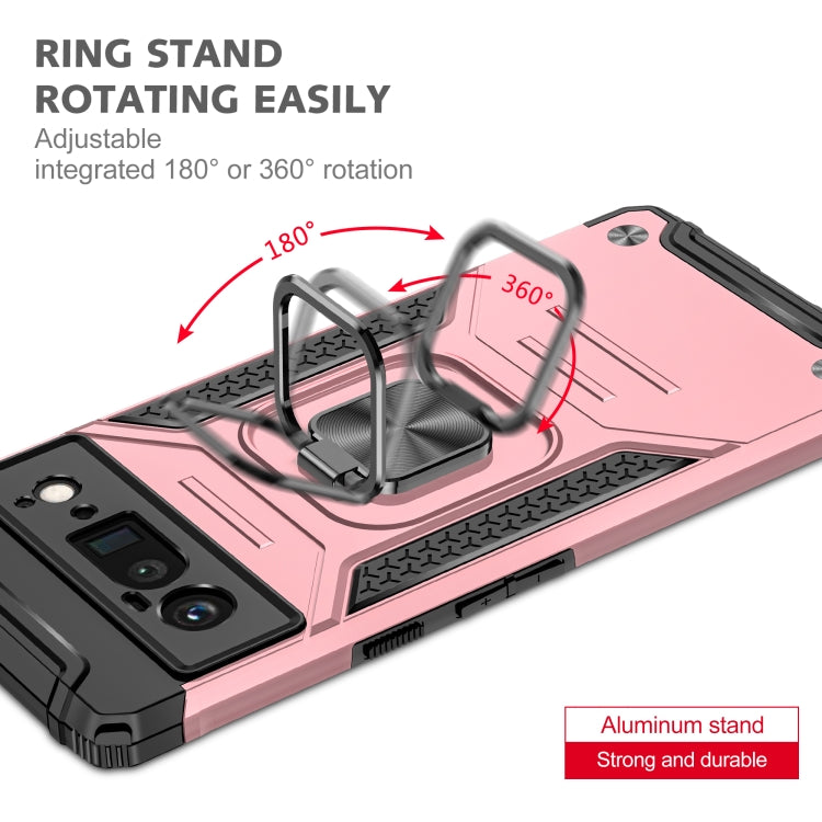 For Google Pixel 6 Pro Magnetic Ring Holder Armor Phone Case