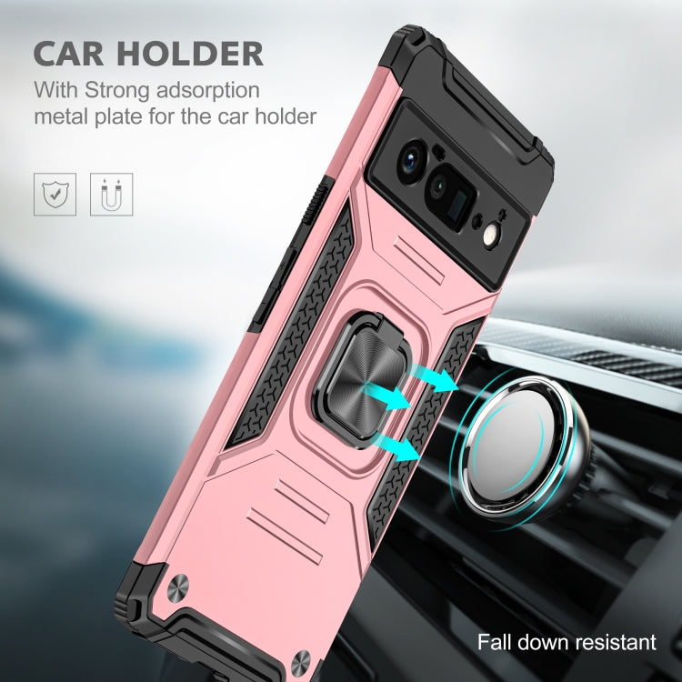 For Google Pixel 6 Pro Magnetic Ring Holder Armor Phone Case