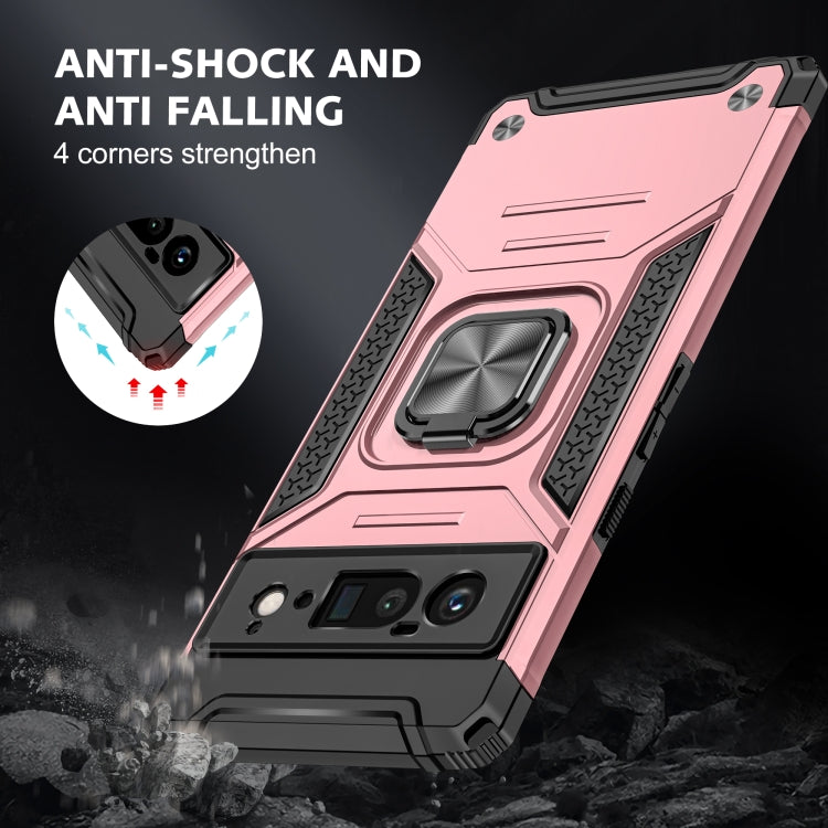 For Google Pixel 6 Pro Magnetic Ring Holder Armor Phone Case