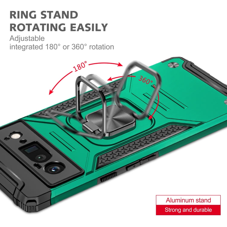 For Google Pixel 6 Pro Magnetic Ring Holder Armor Phone Case
