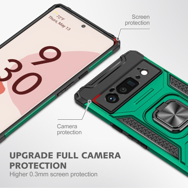 For Google Pixel 6 Pro Magnetic Ring Holder Armor Phone Case