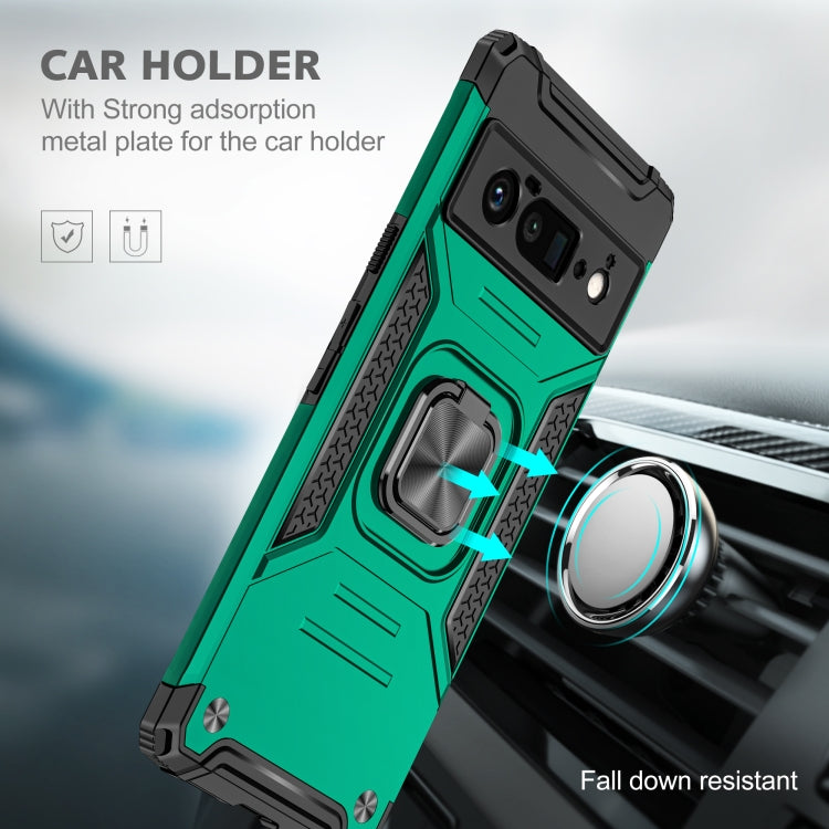 For Google Pixel 6 Pro Magnetic Ring Holder Armor Phone Case