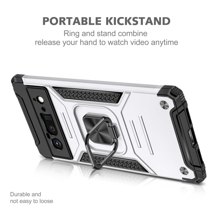 For Google Pixel 6 Pro Magnetic Ring Holder Armor Phone Case