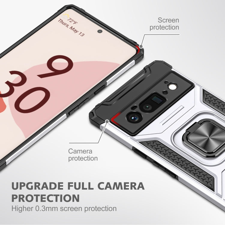 For Google Pixel 6 Pro Magnetic Ring Holder Armor Phone Case