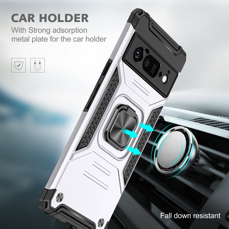 For Google Pixel 6 Pro Magnetic Ring Holder Armor Phone Case