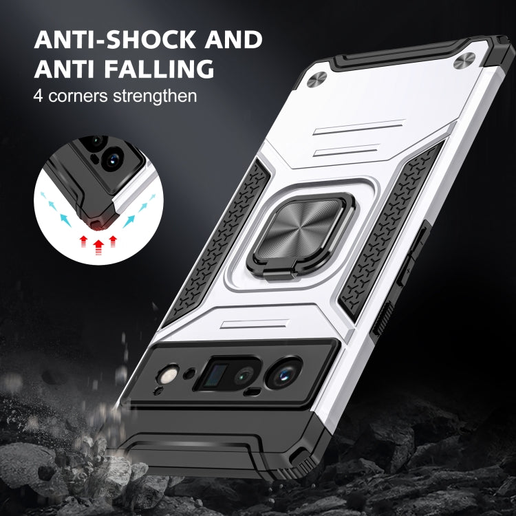 For Google Pixel 6 Pro Magnetic Ring Holder Armor Phone Case