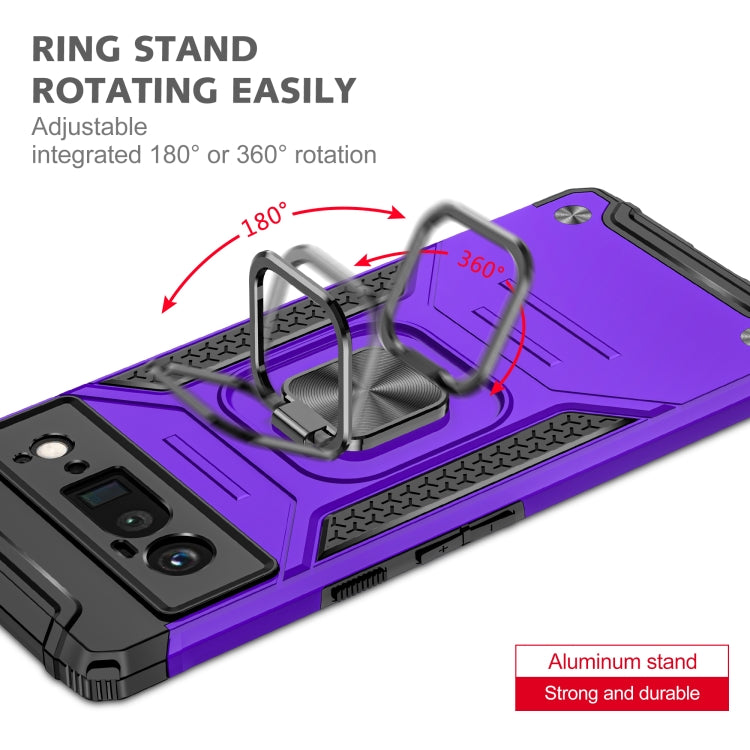 For Google Pixel 6 Pro Magnetic Ring Holder Armor Phone Case
