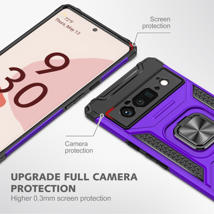 For Google Pixel 6 Pro Magnetic Ring Holder Armor Phone Case