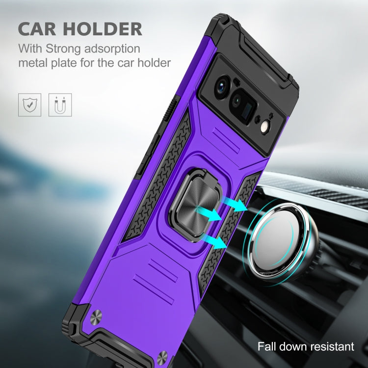 For Google Pixel 6 Pro Magnetic Ring Holder Armor Phone Case