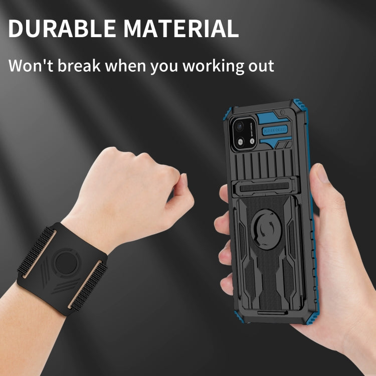 For OPPO Realme C20 Armor Wristband Phone Case