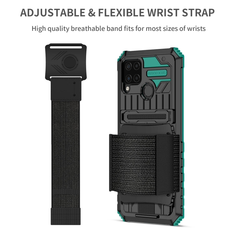 For OPPO Realme C15 Armor Wristband Phone Case