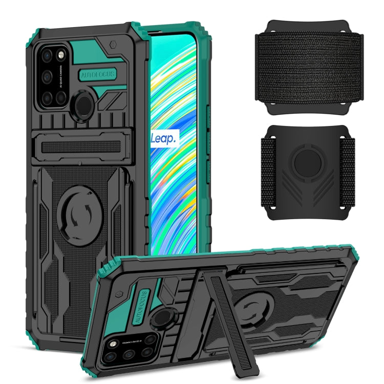 For OPPO Realme C17 Armor Wristband Phone Case