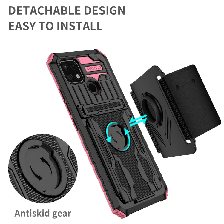 For OPPO Realme C21 Armor Wristband Phone Case