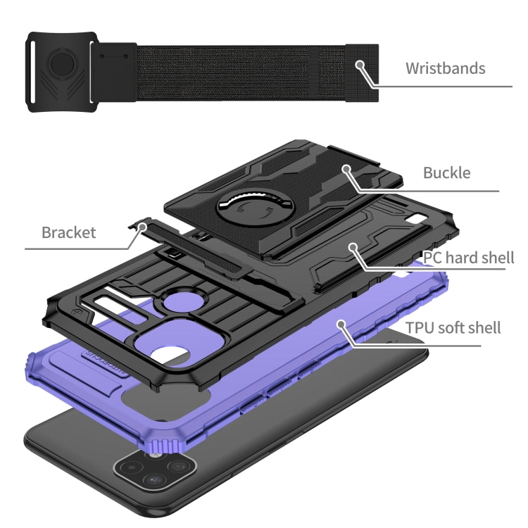 For OPPO Realme C21 Armor Wristband Phone Case