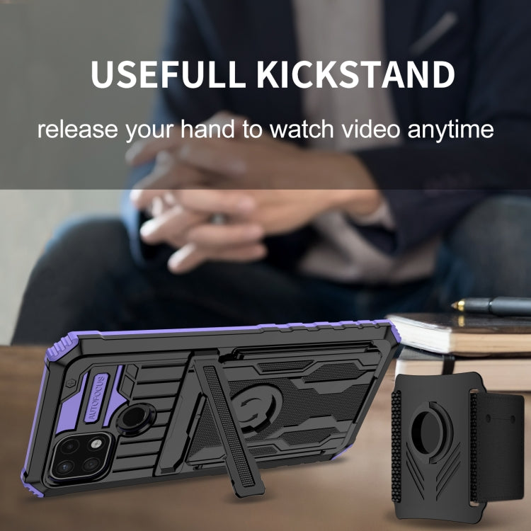 For OPPO Realme C21 Armor Wristband Phone Case