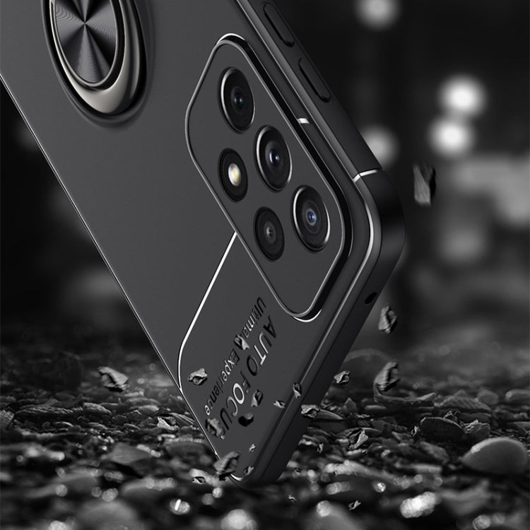For Samsung Galaxy A73 Metal Ring Holder TPU Phone Case