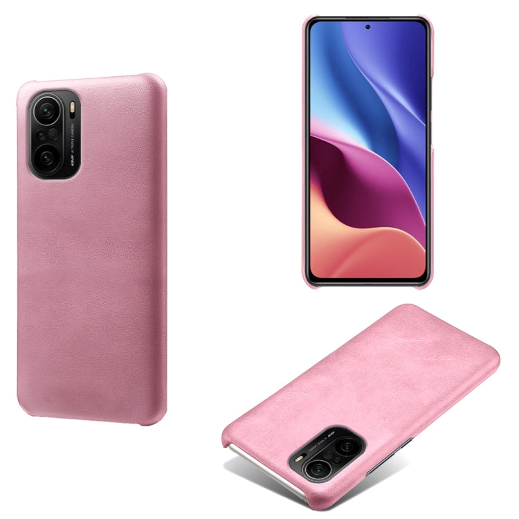 For Xiaomi Redmi K40 Calf Texture PC + PU Phone Case