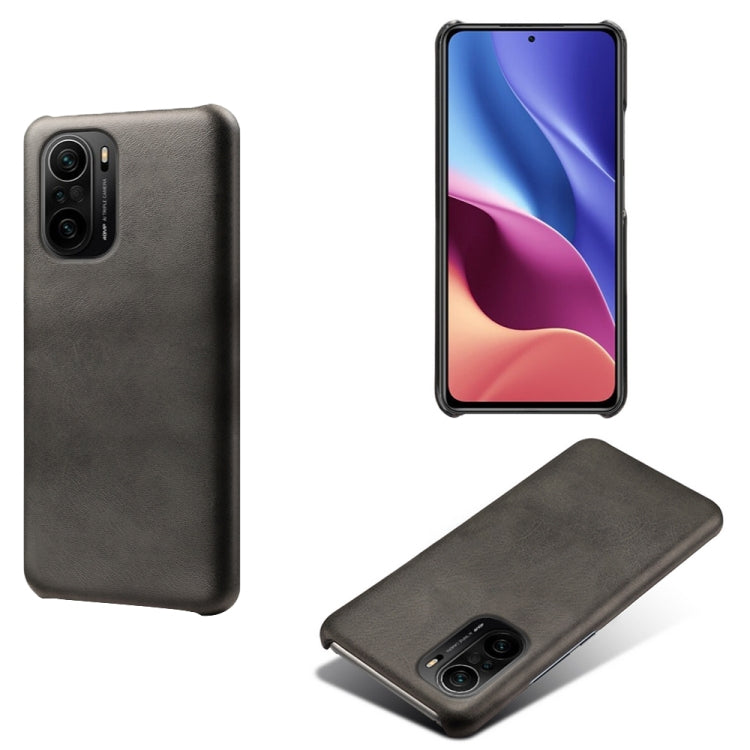 For Xiaomi Redmi K40 Calf Texture PC + PU Phone Case