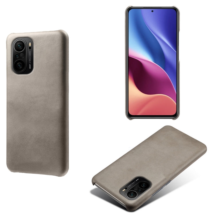 For Xiaomi Redmi K40 Calf Texture PC + PU Phone Case