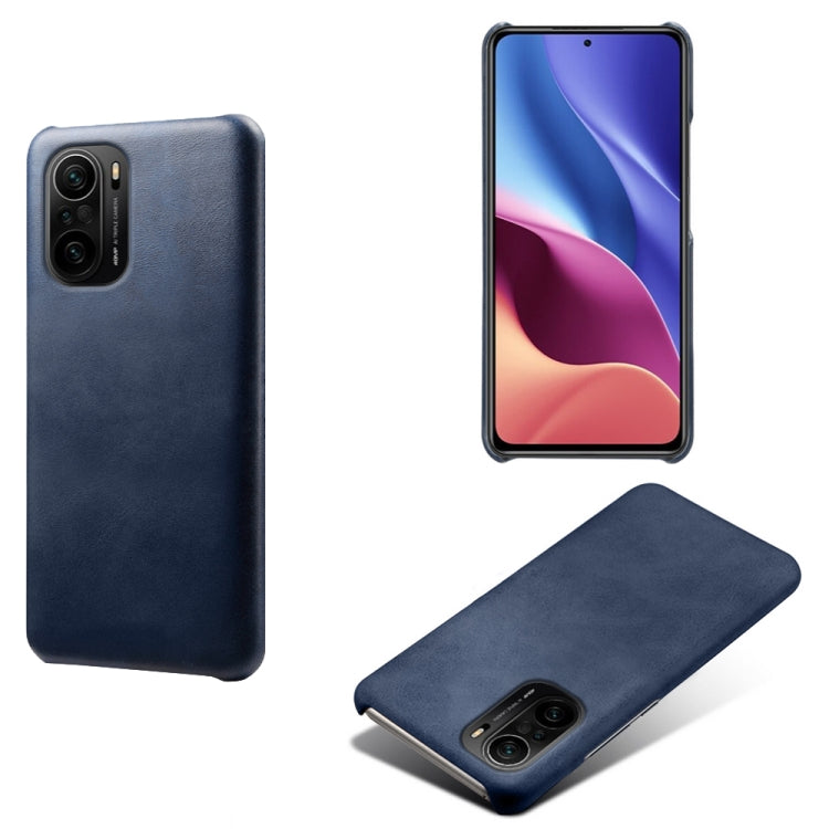 For Xiaomi Redmi K40 Calf Texture PC + PU Phone Case