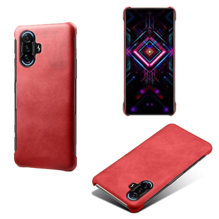 For Xiaomi Redmi K40 Gaming Calf Texture PC + PU Phone Case