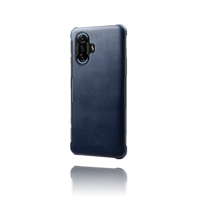 For Xiaomi Redmi K40 Gaming Calf Texture PC + PU Phone Case