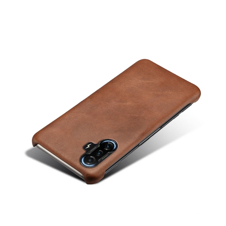 For Xiaomi Redmi K40 Gaming Calf Texture PC + PU Phone Case