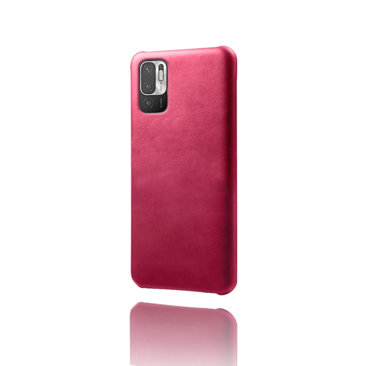 For Xiaomi Redmi Note 10 5G Calf Texture PC + PU Phone Case