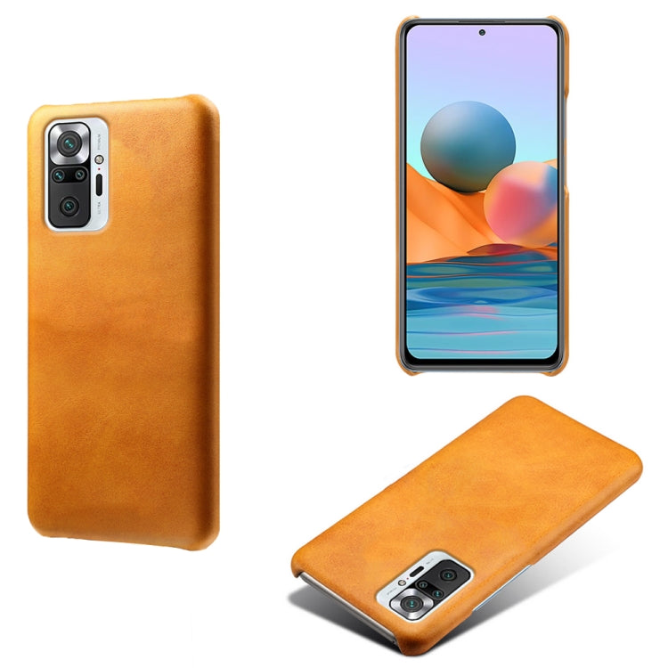 For Xiaomi Redmi Note 10 Pro 4G Calf Texture PC + PU Phone Case
