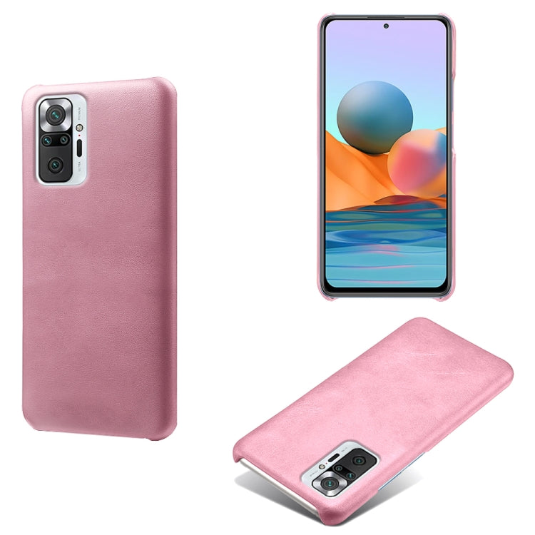 For Xiaomi Redmi Note 10 Pro 4G Calf Texture PC + PU Phone Case