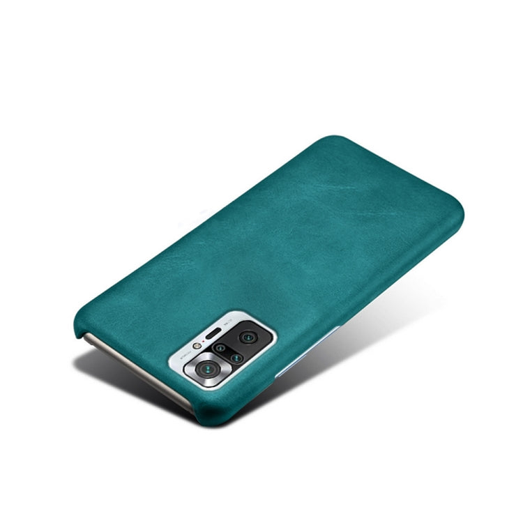 For Xiaomi Redmi Note 10 Pro 4G Calf Texture PC + PU Phone Case
