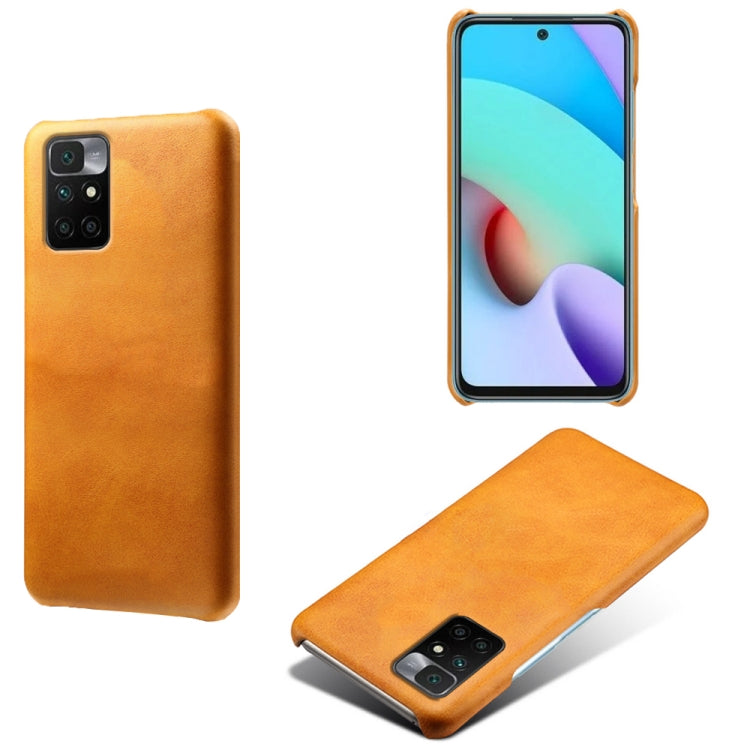 For Xiaomi Redmi 10 Calf Texture PC + PU Phone Case