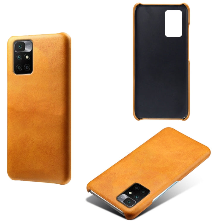 For Xiaomi Redmi 10 Calf Texture PC + PU Phone Case