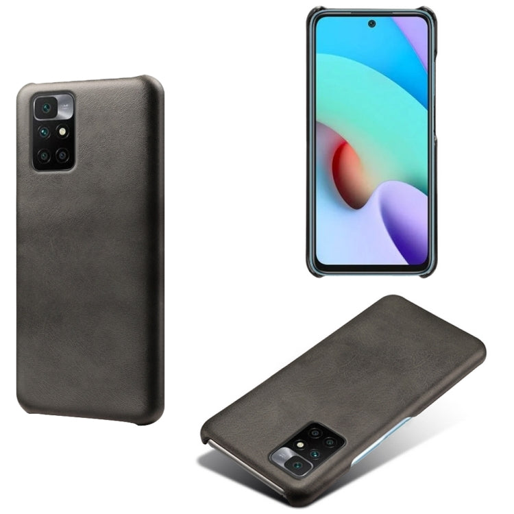 For Xiaomi Redmi 10 Calf Texture PC + PU Phone Case