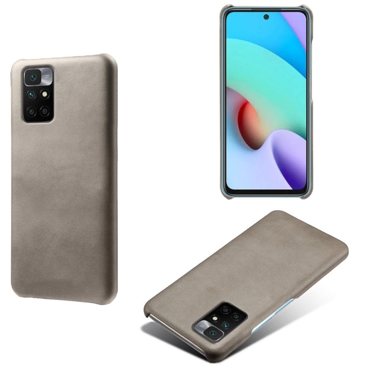 For Xiaomi Redmi 10 Calf Texture PC + PU Phone Case