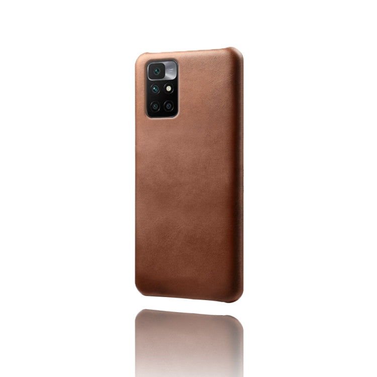For Xiaomi Redmi 10 Calf Texture PC + PU Phone Case