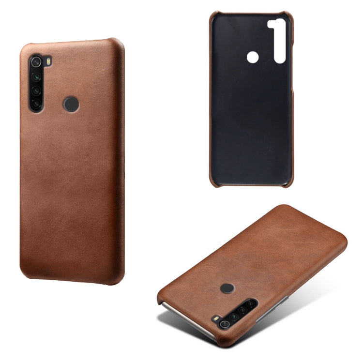 For Xiaomi Redmi Note 8T Calf Texture PC + PU Phone Case